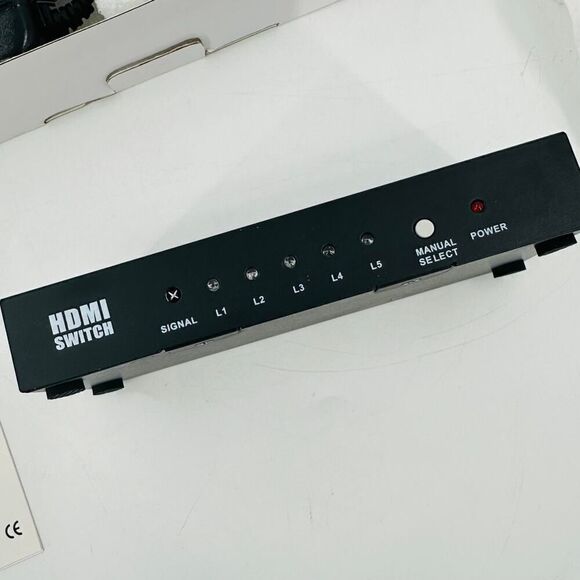 5 Port HDMI Switch with Remote - 5 in 1 out 3D 4K 2K 1080p HDMI Auto Switcher - Picture 4 of 8